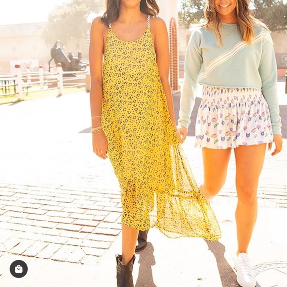 KOCH Dresses & Skirts - KOCH Drake Dress in Yellow Leopard